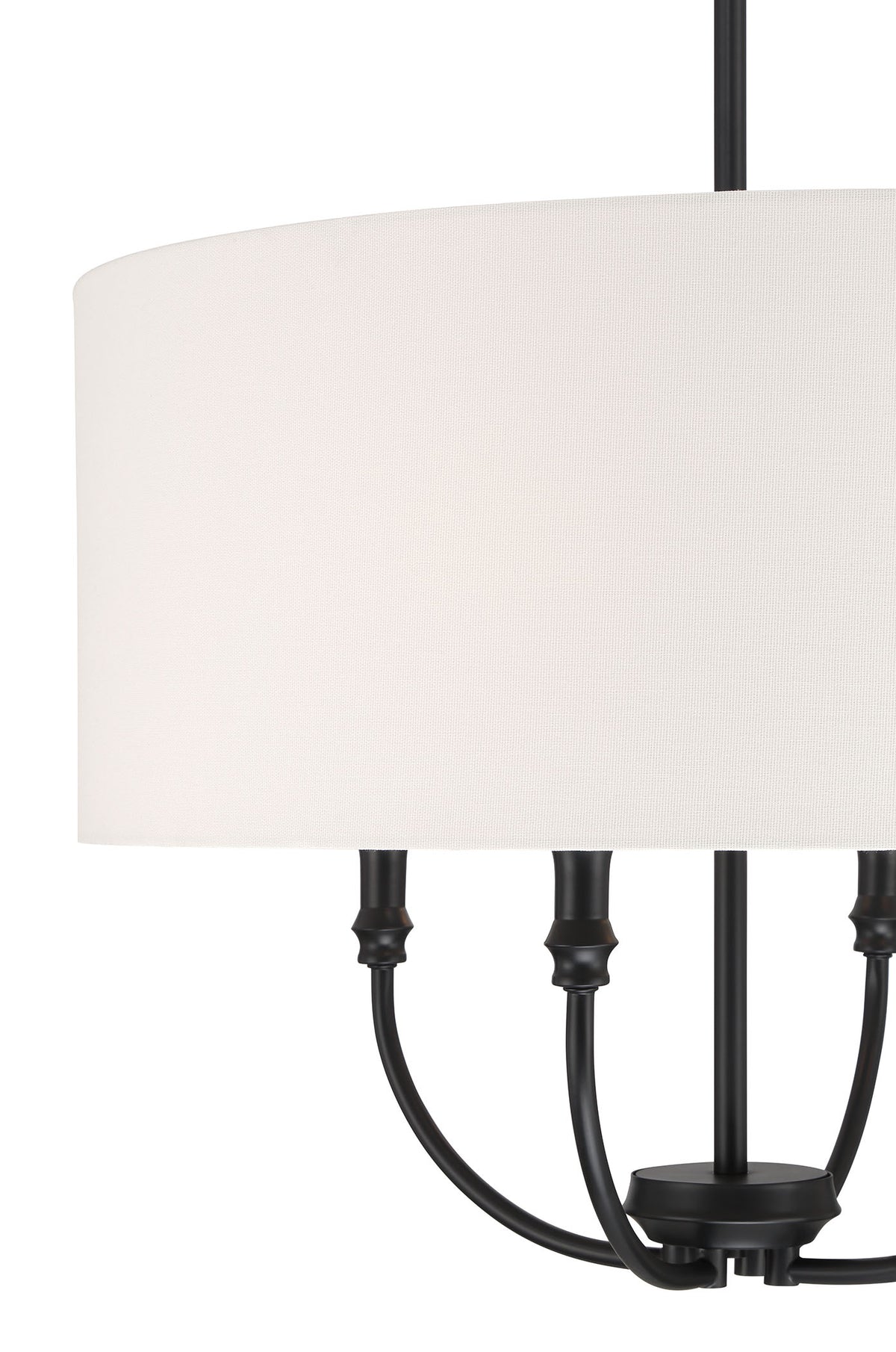 24'' Mairbourne Matte Black 4 Light Pendant