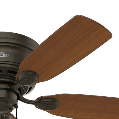 42 inch Low Profile New Bronze Low Profile Ceiling Fan and Pull Chain