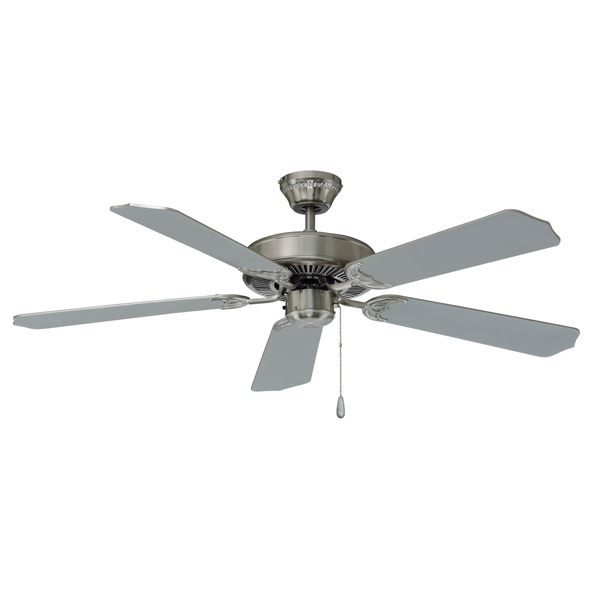52 Inch Royal Star AC Brushed Nickel Indoor Ceiling Fan 5-Blade
