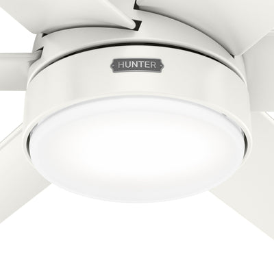 60 inch Skysail ENERGY STAR® Fresh White WeatherMax Indoor / Outdoor Ceiling Fan with LED Light Kit and Wall Control
