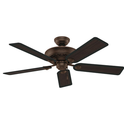 52 inch Italian Countryside P.A. Cocoa Ceiling Fan with LED Light Kit and Pull Chain