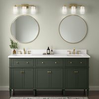 22'' Froselle Vintage Brass 3 Light Bath Vanity