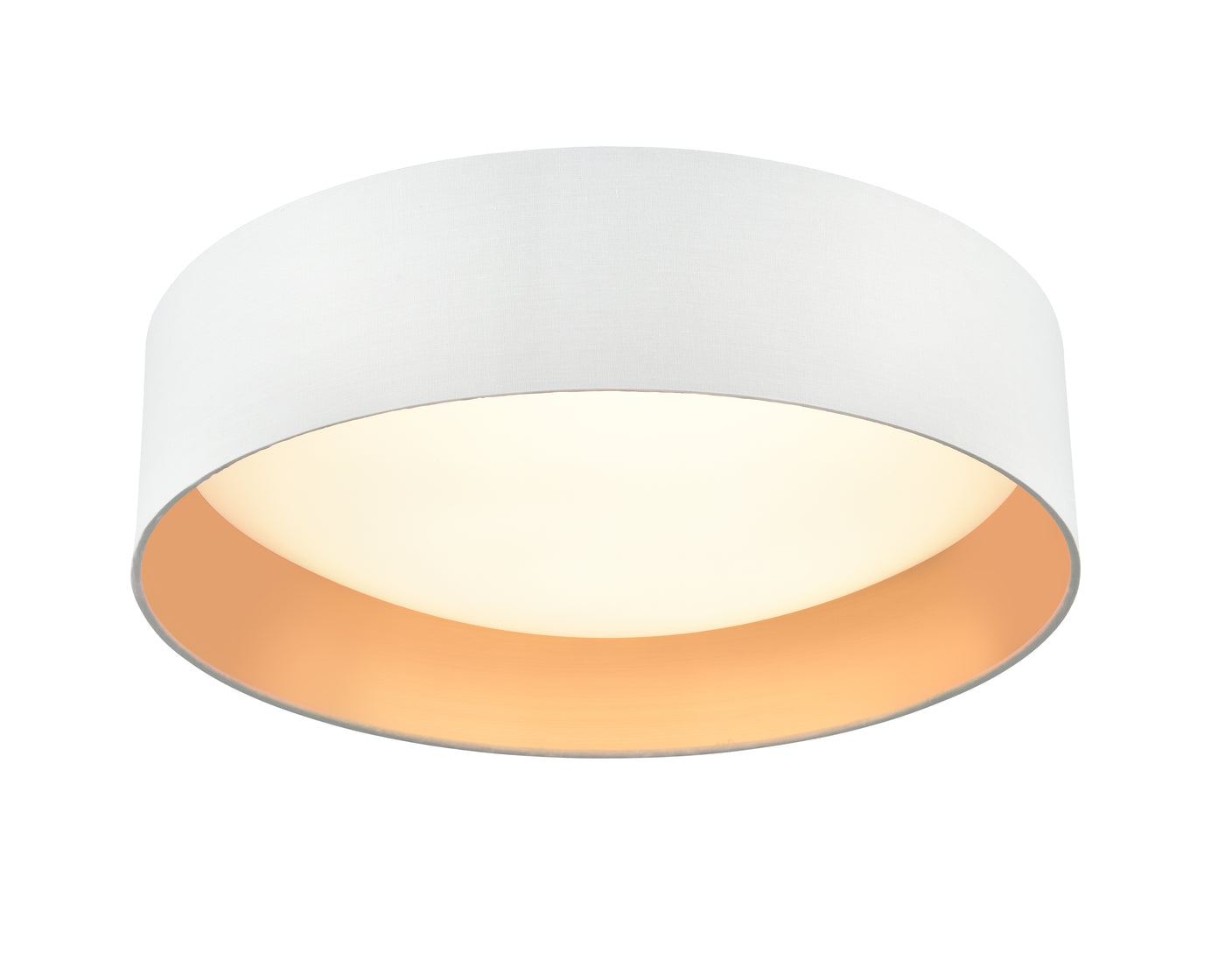 16-inch Rosata White Flush Mount Ceiling Light