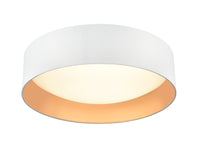 16-inch Rosata White Flush Mount Ceiling Light