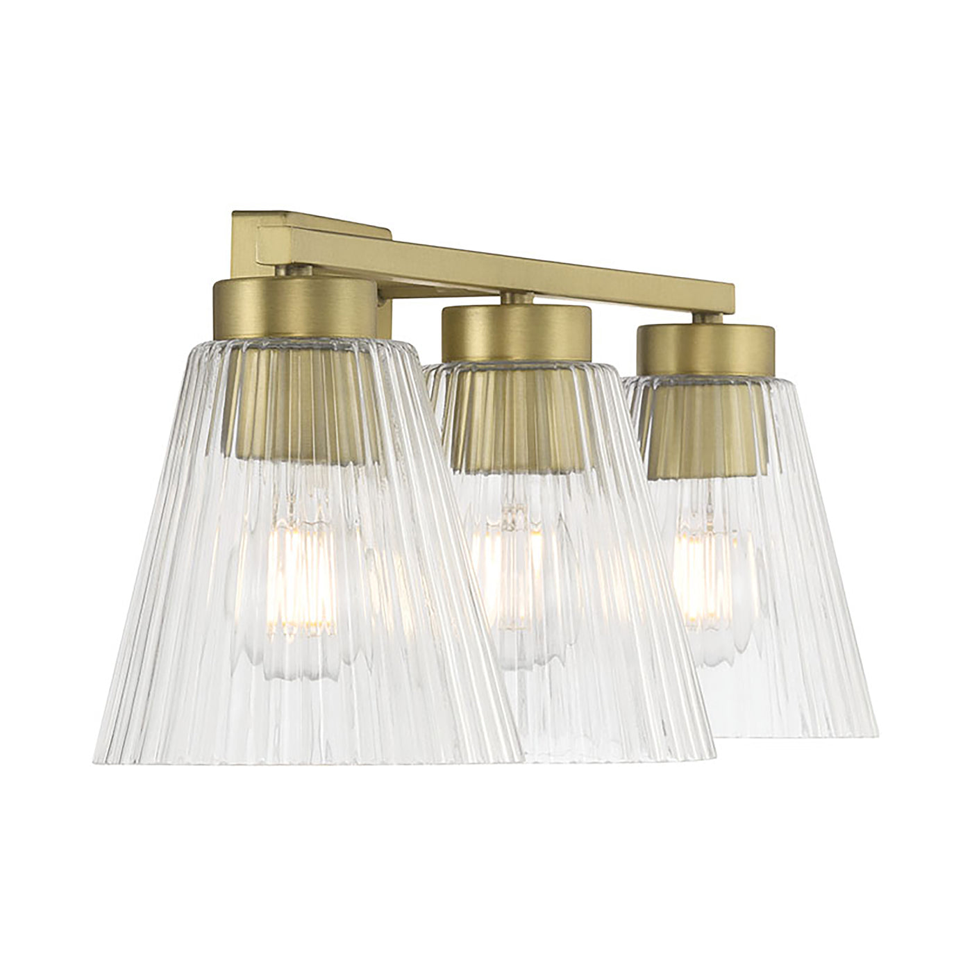 22.75'' Riville Vintage Brass 3 Light Bath Vanity
