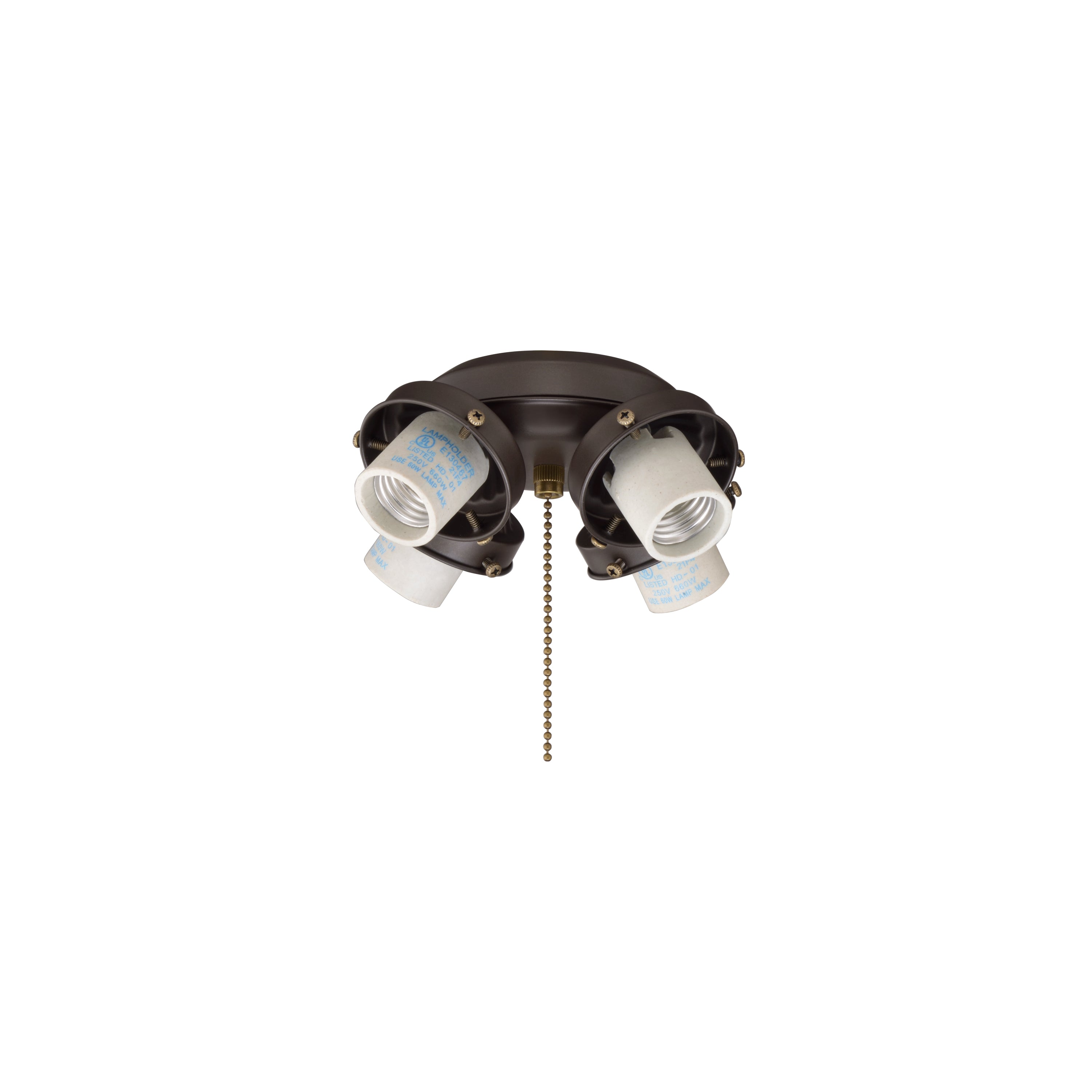 7-inch Oil Rubbed Bronze Fan Light Kit Fitter