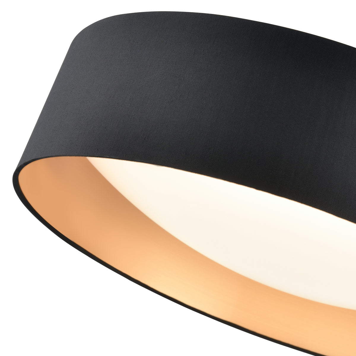 5.25'' Rosata Black  Light Flush Mount