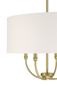 24'' Mairbourne Vintage Brass 4 Light Pendant