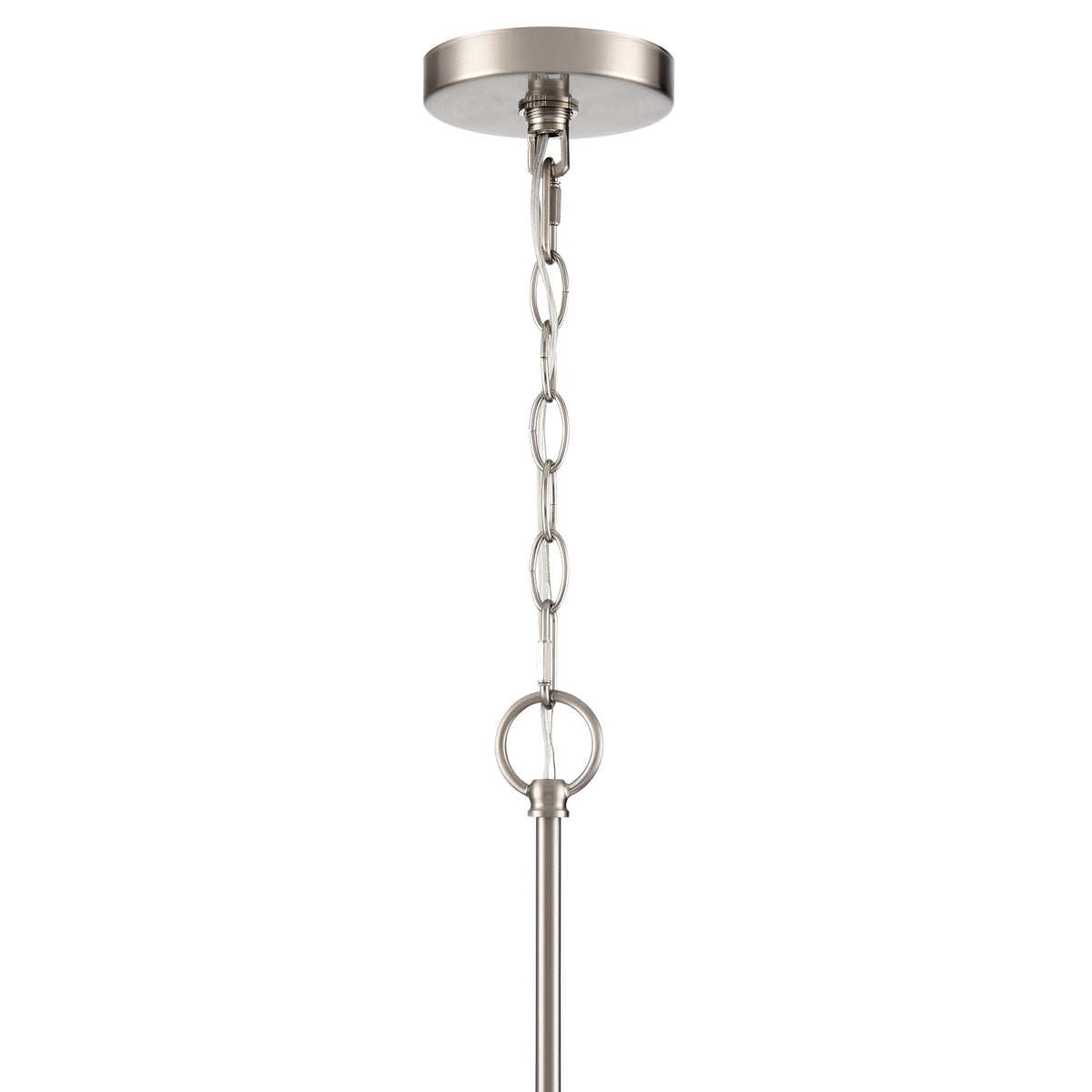 22.25'' Beverlly Brushed Nickel 5 Light Chandelier