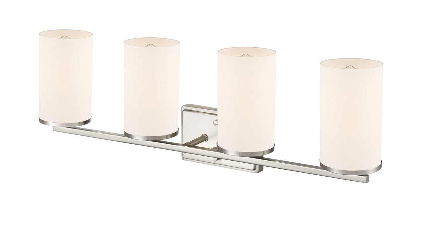 27.75'' Verlana Brushed Nickel 4 Light Bath Vanity