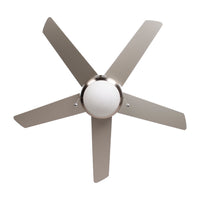 44 Inch Mirage II AC Brushed Nickel Indoor Ceiling Fan 5-Blade 2 Lights Reversible
