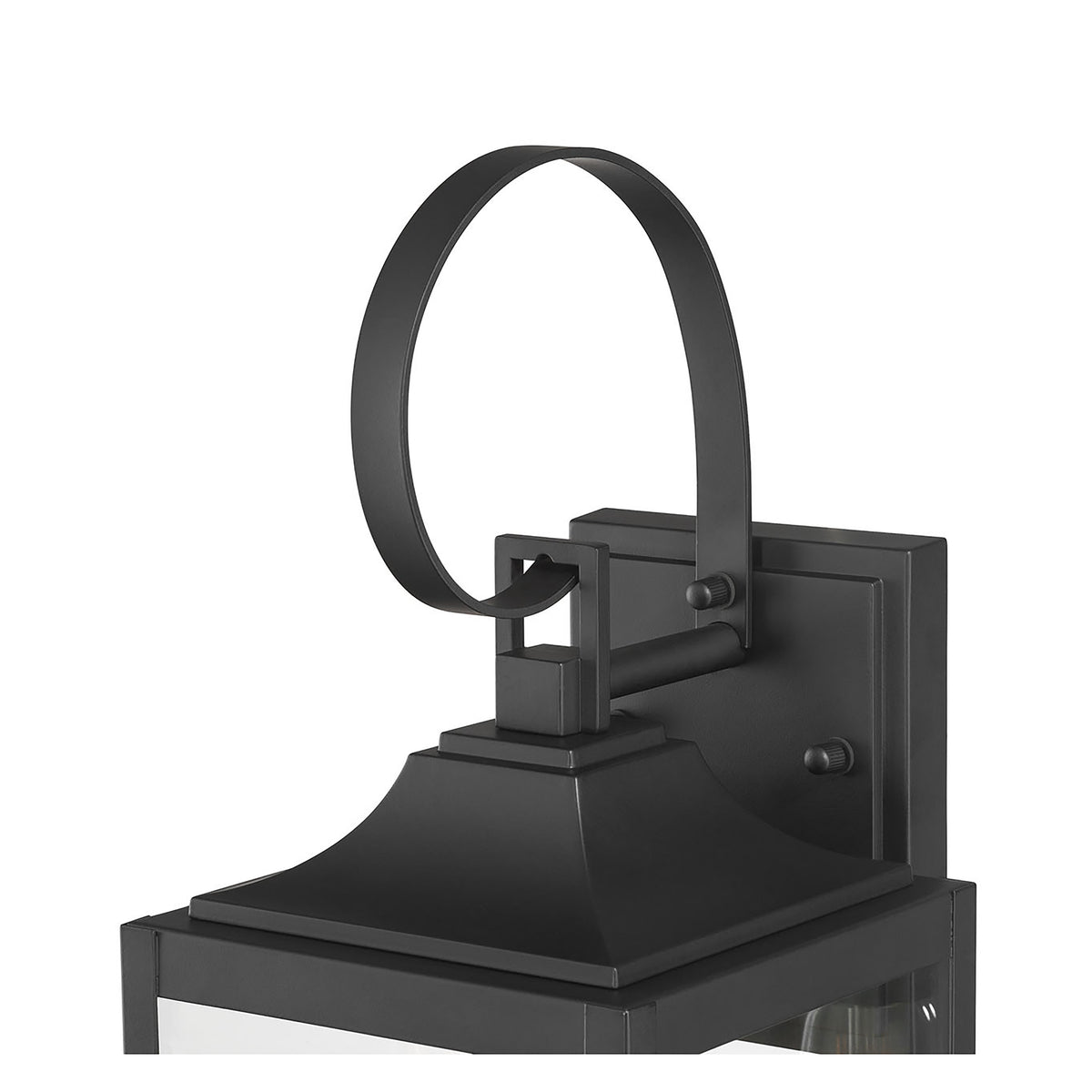 6.25'' Halston Powder Coated Black 1 Light Lantern