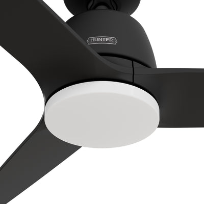52 inch Malden Matte Black Ceiling Fan with LED Light Kit and Handheld Remote
