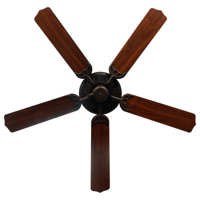 52 Inch Desert Moon AC Oil Rubbed Bronze Indoor Ceiling Fan 5-Blade Reversible