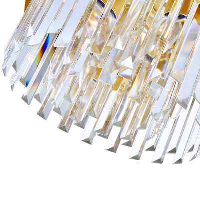 Panache 8 Light Medallion Gold Chandelier