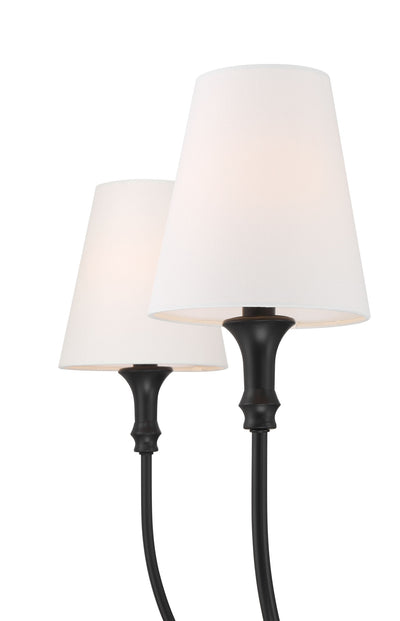 32.5'' Mairbourne Matte Black 5 Light Chandelier