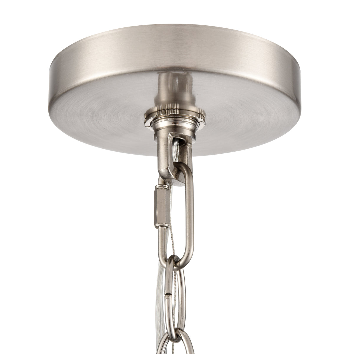 22.25'' Beverlly Brushed Nickel 3 Light Chandelier
