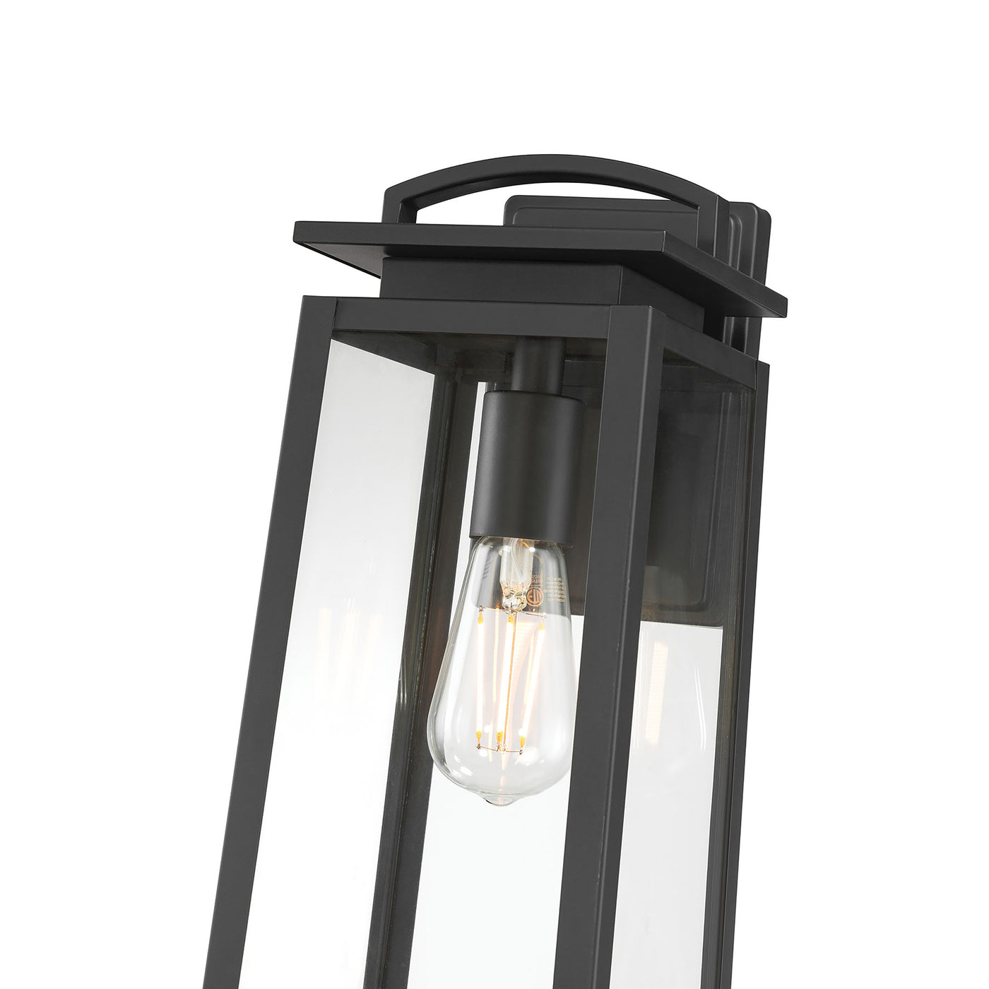 6'' Kendrix Powder Coated Black 1 Light Lantern