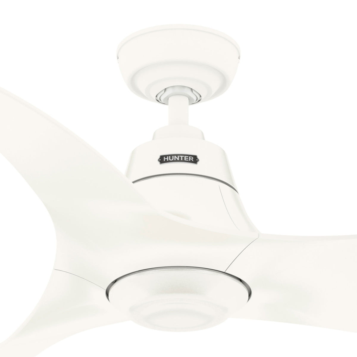 60 inch Arwen ENERGY STAR® Matte White Damp Rated Ceiling Fan with LED Light Kit and Handheld Remote