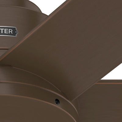 60 inch Kennicott ENERGY STAR® Matte Bronze Damp Rated Ceiling Fan and Handheld Remote