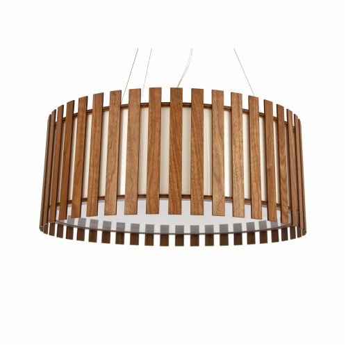 8.66'' Contemporary Slatted Accord Pendant Light