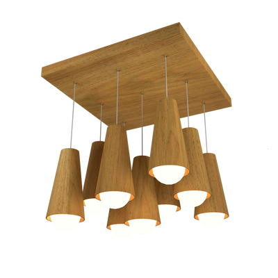 11.81'' Handcrafted Conical Accord Pendant Light