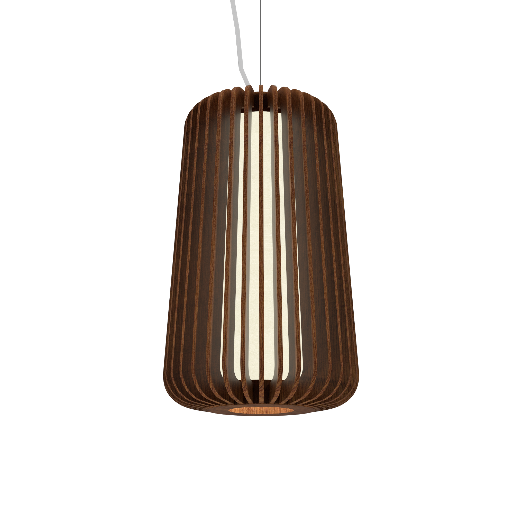 9.25'' Stecche di Legno Accord Pendant Light