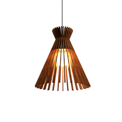 11.81'' Handcrafted Stecche di Legno Accord Pendant Light