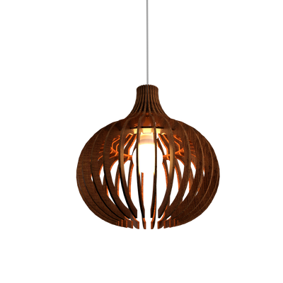11.81'' Minimalist Stecche di Legno Accord Pendant Light
