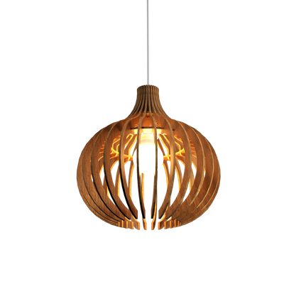 11.81'' Minimalist Stecche di Legno Accord Pendant Light