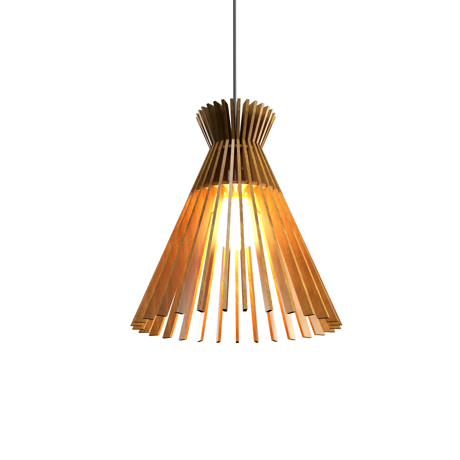 11.81'' Handcrafted Stecche di Legno Accord Pendant Light