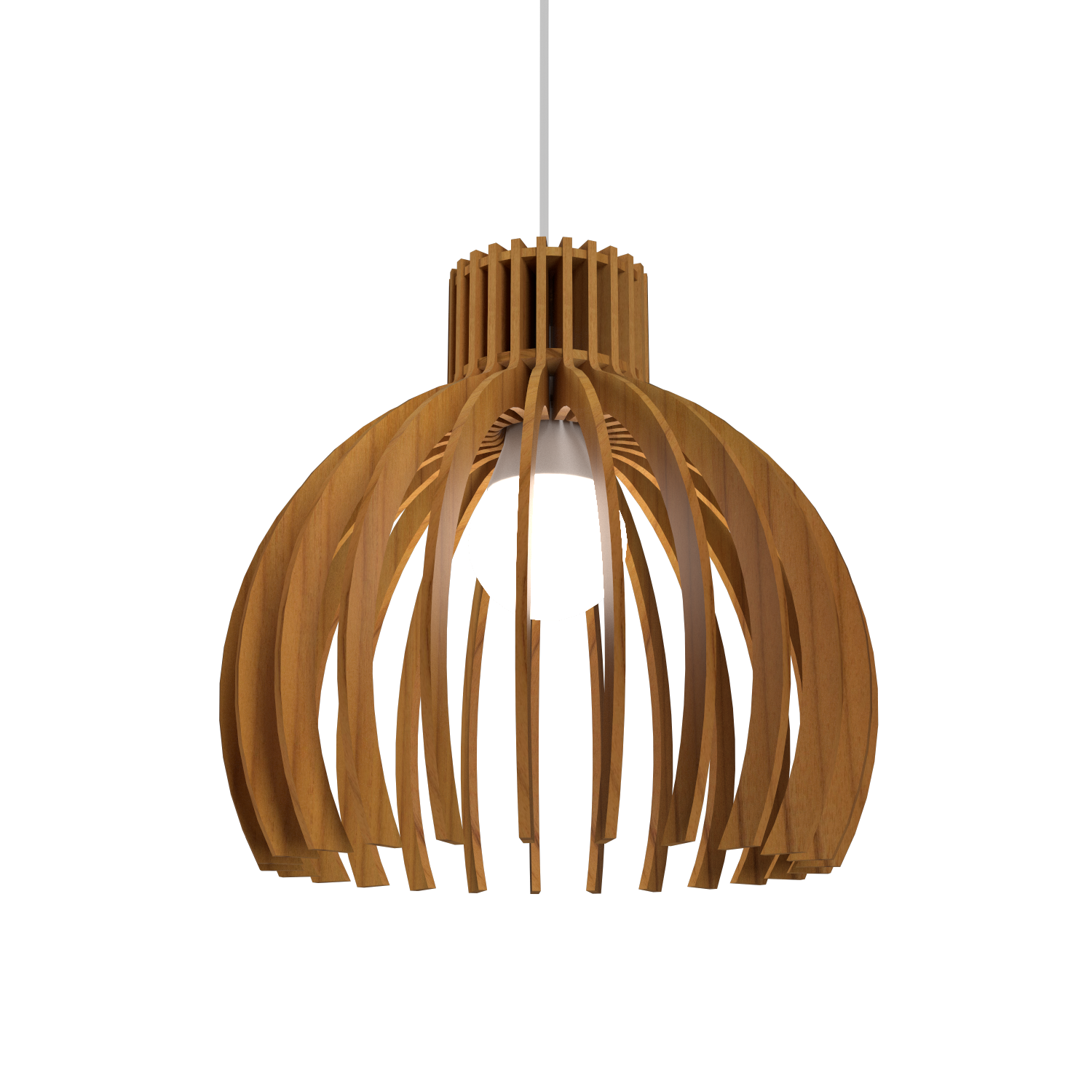 10.24'' Stecche di Legno Accord Pendant Light