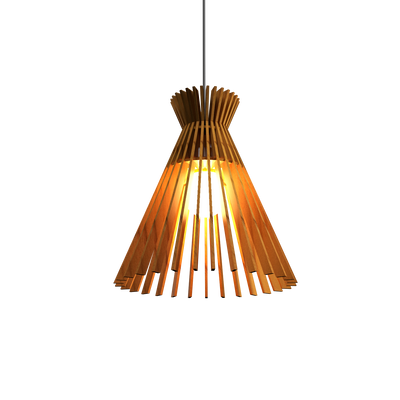 11.81'' Handcrafted Stecche di Legno Accord Pendant Light