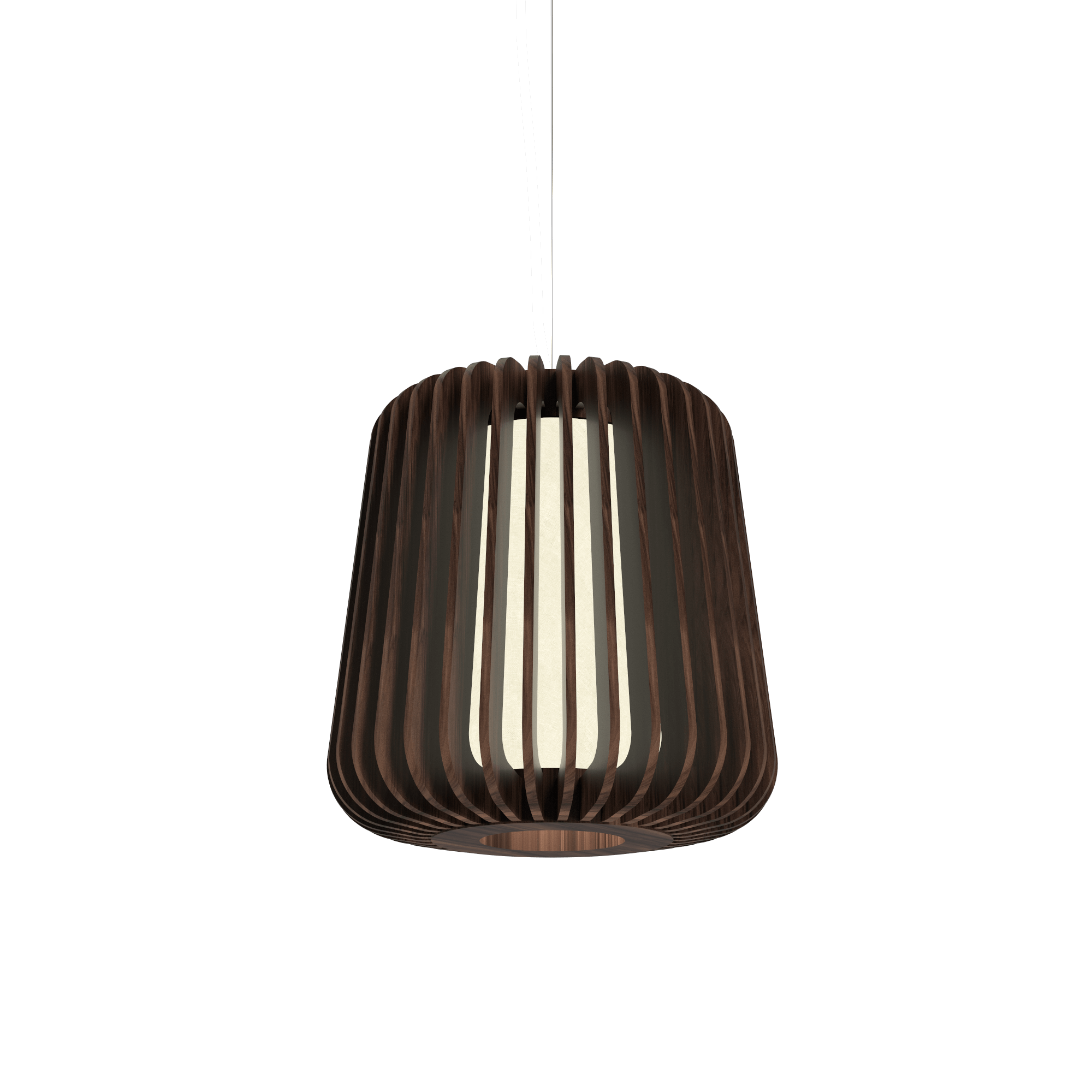8.07'' Stecche di Legno Accord Pendant Light