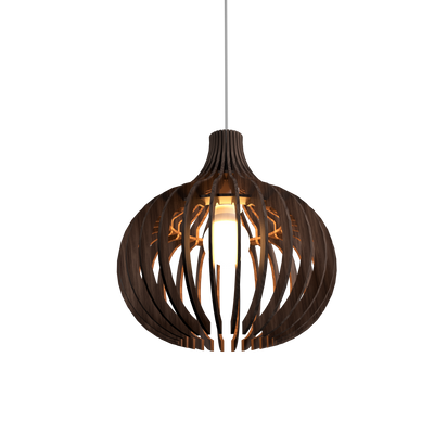 11.81'' Minimalist Stecche di Legno Accord Pendant Light