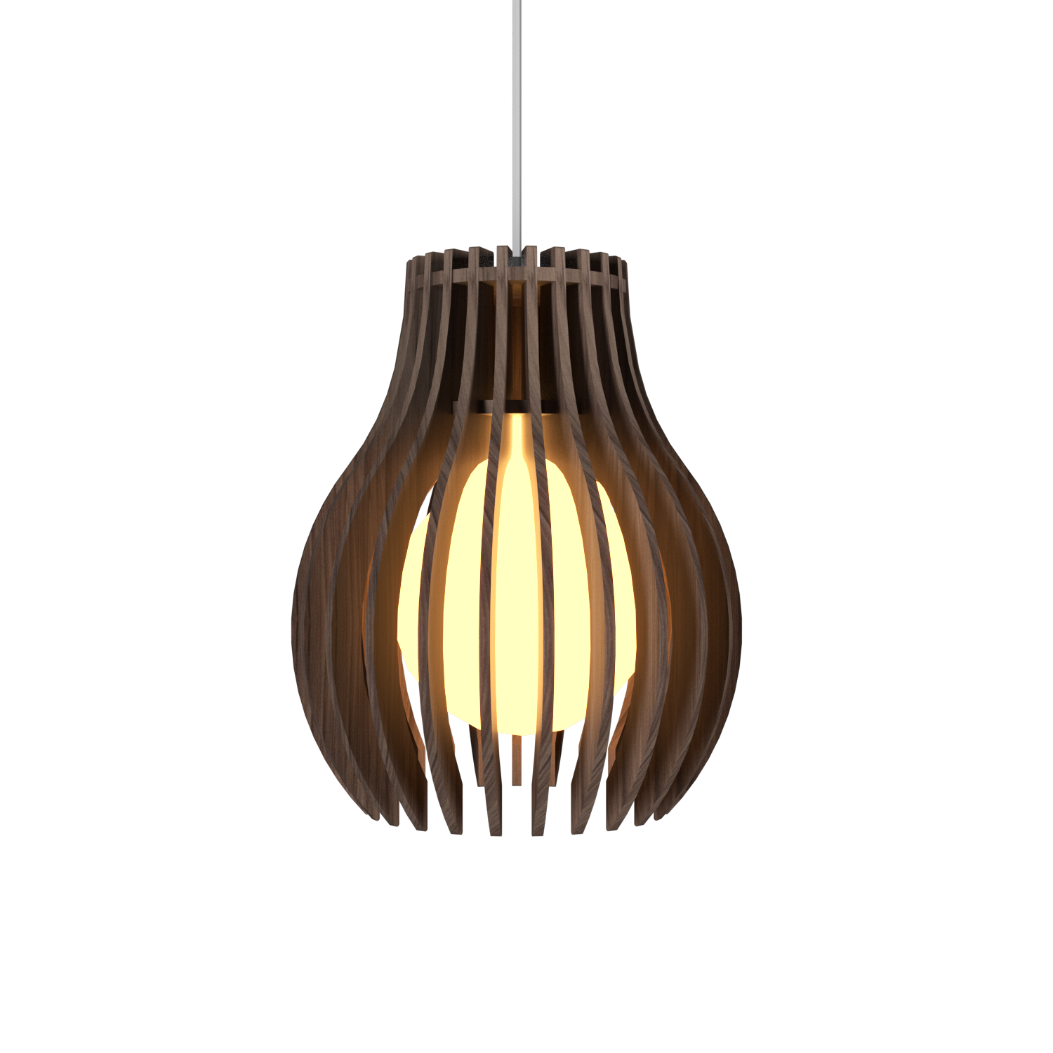 8.66'' Stecche di Legno Accord Pendant Light