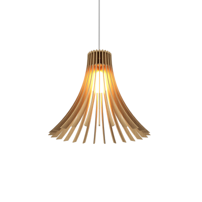 11.81'' Modern Stecche di Legno Accord Pendant Light