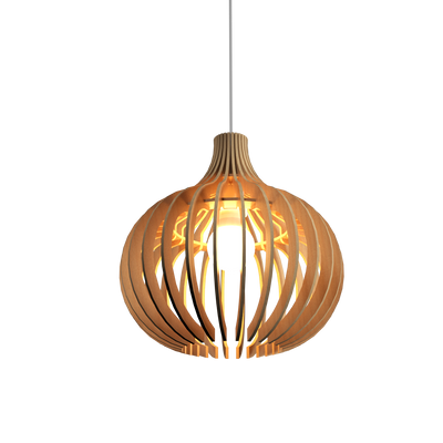 11.81'' Minimalist Stecche di Legno Accord Pendant Light