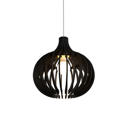 11.81'' Minimalist Stecche di Legno Accord Pendant Light