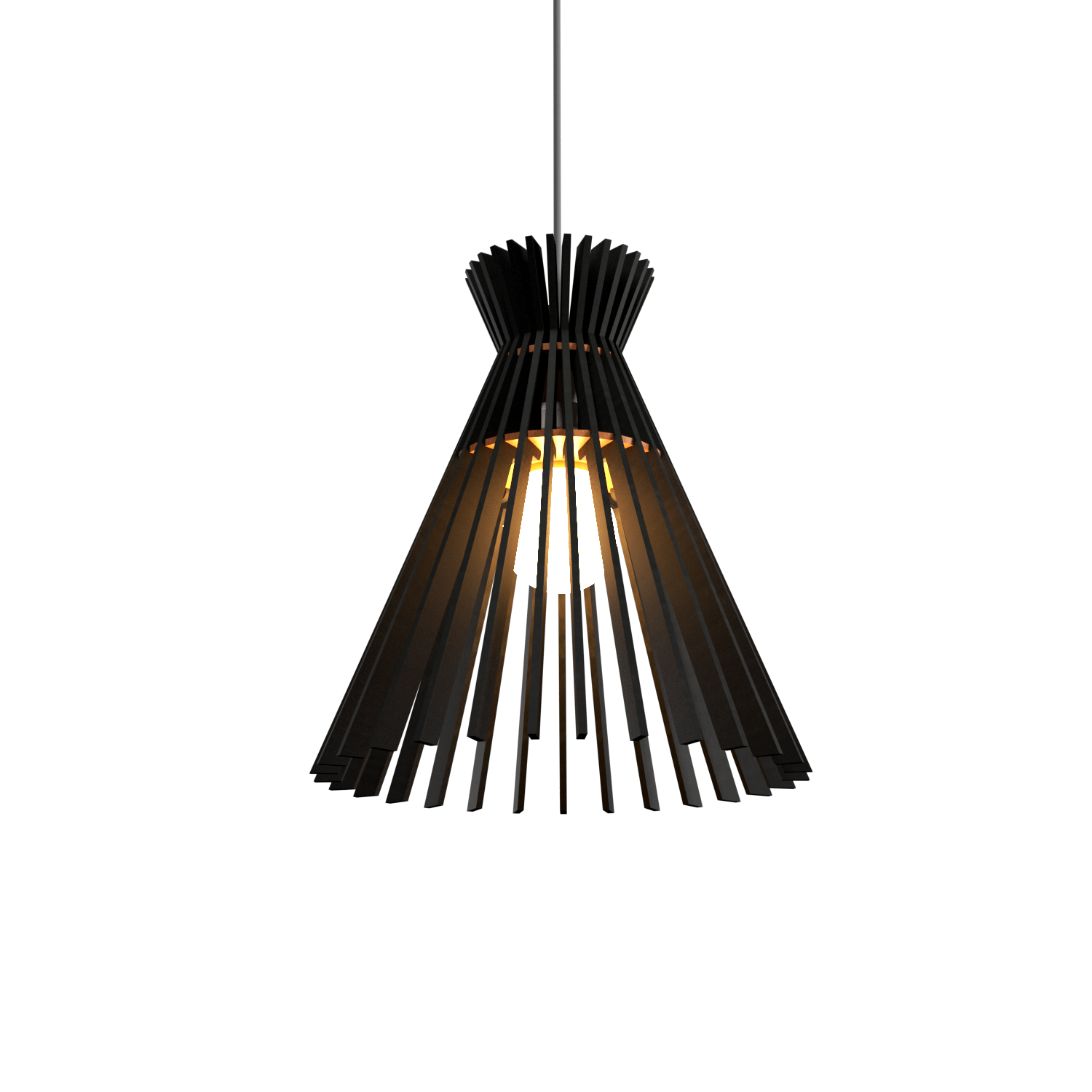 11.81'' Handcrafted Stecche di Legno Accord Pendant Light