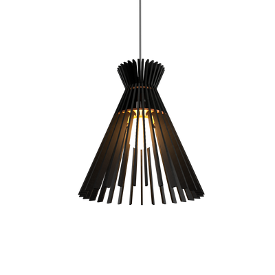 11.81'' Handcrafted Stecche di Legno Accord Pendant Light
