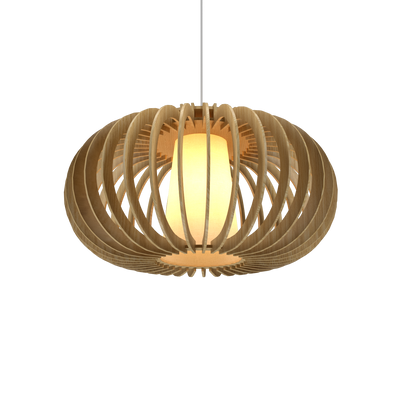 9.84'' Contemporary Stecche di Legno Accord Pendant Light