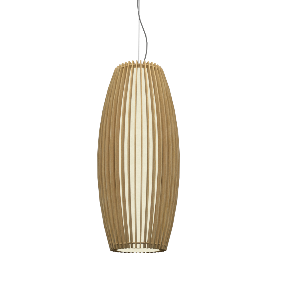 27.56'' Stecche di Legno Accord Pendant Light