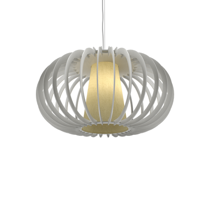 9.84'' Minimalist Stecche di Legno Accord Pendant Light