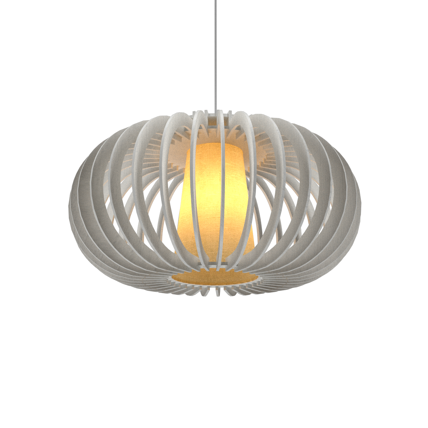 9.84'' Contemporary Stecche di Legno Accord Pendant Light