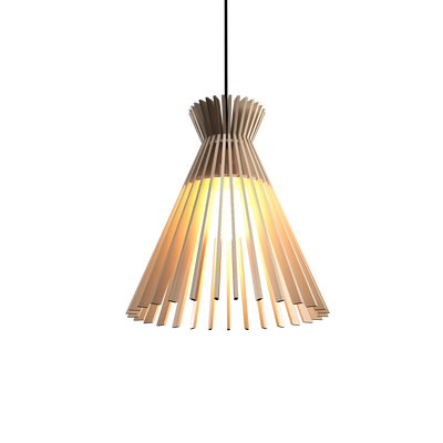 11.81'' Handcrafted Stecche di Legno Accord Pendant Light