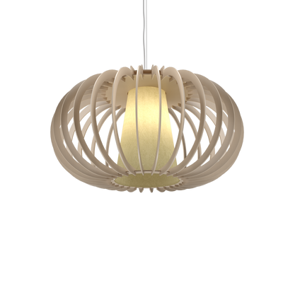 9.84'' Minimalist Stecche di Legno Accord Pendant Light