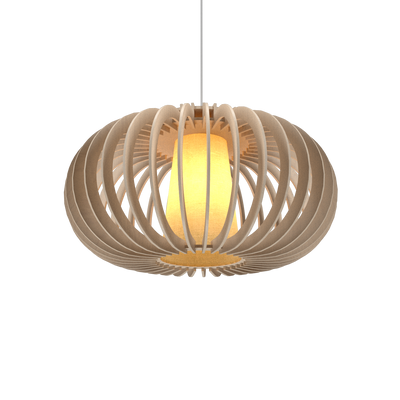 9.84'' Contemporary Stecche di Legno Accord Pendant Light