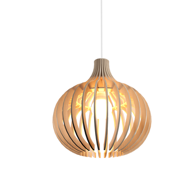 11.81'' Minimalist Stecche di Legno Accord Pendant Light
