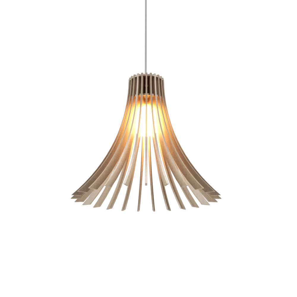 11.81'' Modern Stecche di Legno Accord Pendant Light